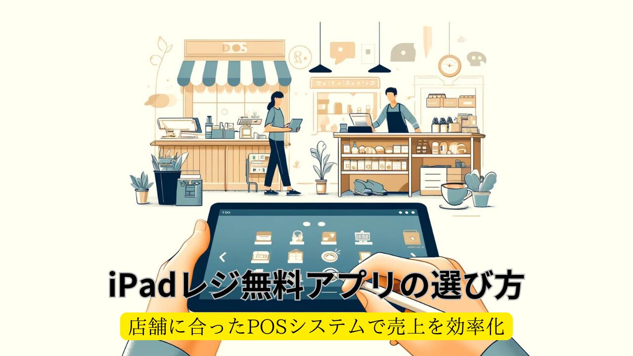 iPadレジ無料アプリの選び方：店舗に合ったPOSシステムで売上を効率化